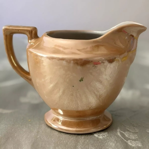 Vintage Japan Lustre Blue Bird Creamer From  1930s - Picture 3 of 10